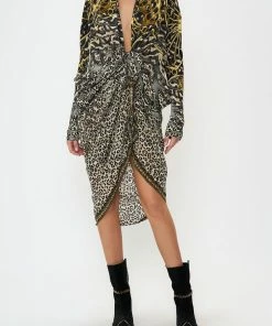 Camilla EBoutique (US) LONG CASUAL JACKET WITH POCKETS ARMADA