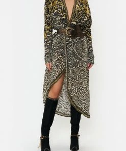 Camilla EBoutique (US) LONG CASUAL JACKET WITH POCKETS ARMADA