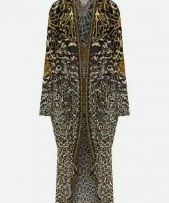 Camilla EBoutique (US) LONG CASUAL JACKET WITH POCKETS ARMADA