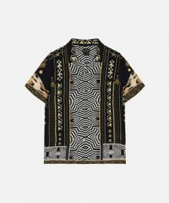 Camilla EBoutique (US) SHORT SLEEVE CAMP COLLARED SHIRT DESERT DREAMS Sale Clothing