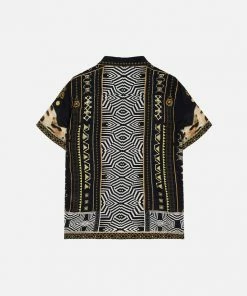 Camilla EBoutique (US) SHORT SLEEVE CAMP COLLARED SHIRT DESERT DREAMS Sale Clothing