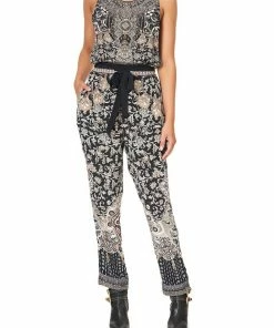 Camilla EBoutique (US) Sale Clothing DROP CROTCH SLIM LEG PANT DUST HER OFF