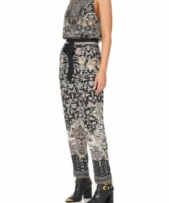 Camilla EBoutique (US) Sale Clothing DROP CROTCH SLIM LEG PANT DUST HER OFF