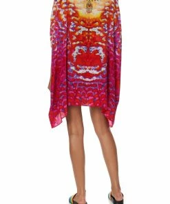 Camilla EBoutique (US) Sale Clothing SHORT ROUND NECK KAFTAN BANSHEE BECKONS