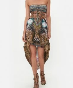 Camilla EBoutique (US) Clothing SCOOP BACK HEM DRESS CALL OF THE FALCON