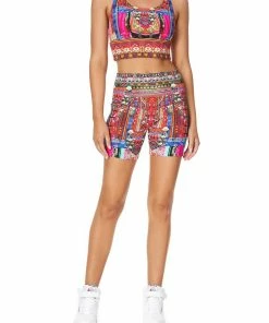 Camilla EBoutique (US) BANDED RACER BACK CROP KALEIDOSCOPE KEEPSAKE Sale Activewear & Loungewear