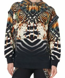 Camilla EBoutique (AU) Sale Clothing HOODIE WITH FRONT OPENING LOST PARADISE