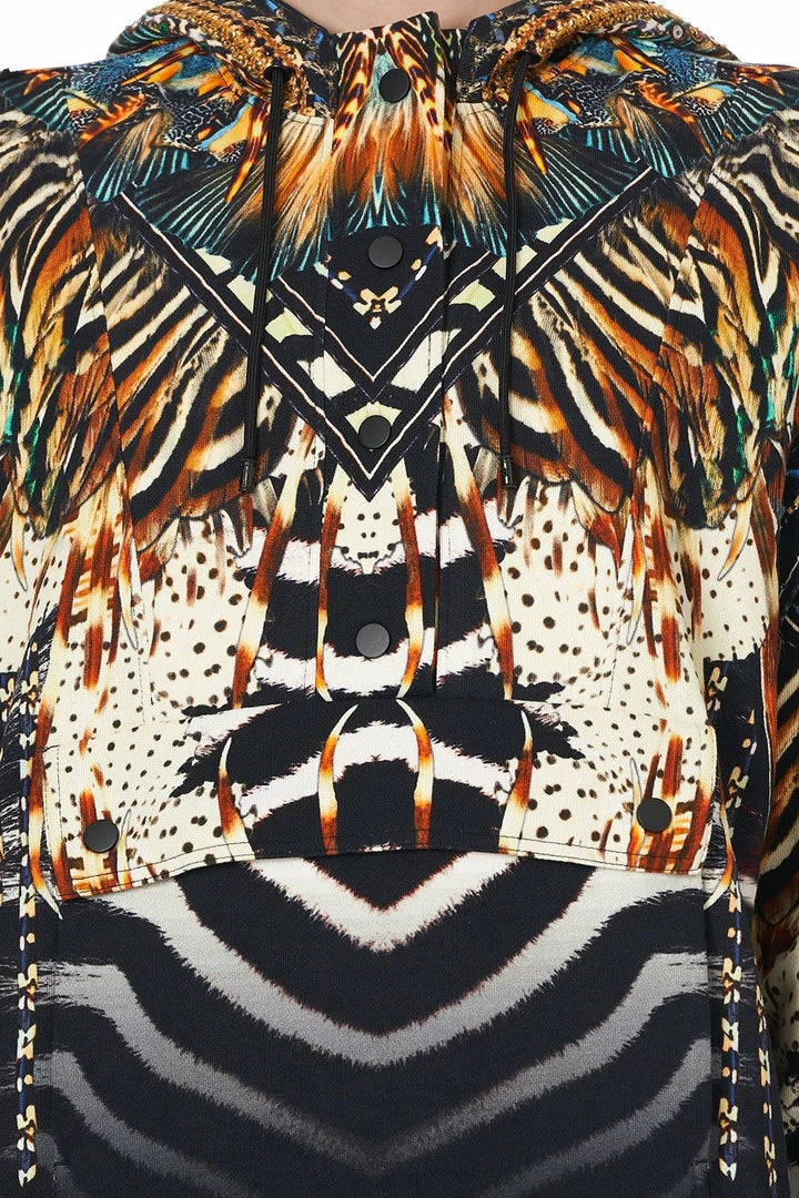 Camilla EBoutique (AU) Sale Clothing HOODIE WITH FRONT OPENING LOST PARADISE