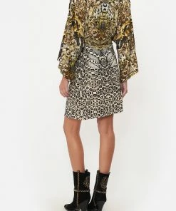 Camilla EBoutique (US) Up To 50% Off SHORT DRAPED WRAP DRESS ARMADA