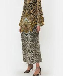 Camilla EBoutique (US) HIGH NECK LONG SLEEVE DRESS ARMADA