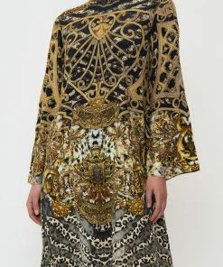 Camilla EBoutique (US) HIGH NECK LONG SLEEVE DRESS ARMADA