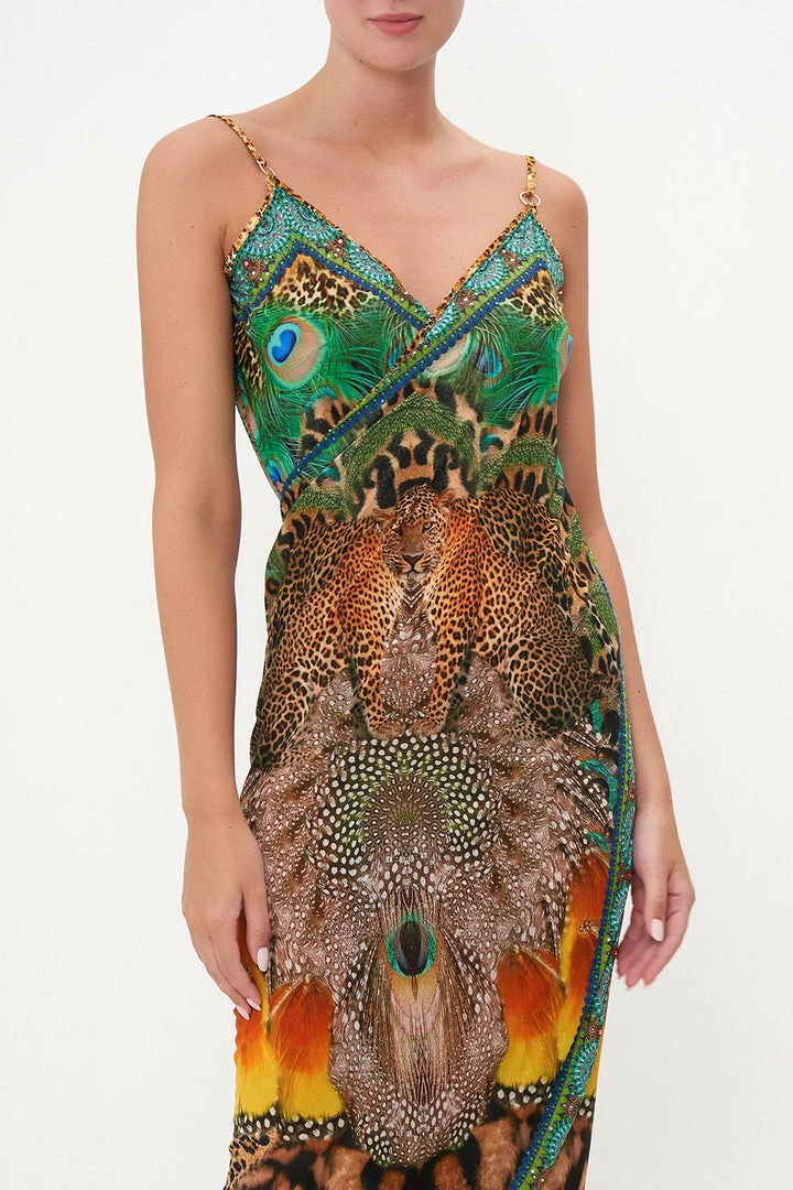 Camilla EBoutique (US) Sale Swimwear SARONG WITH STRAPS AND TRIM DETAIL SURREALIST XANADU