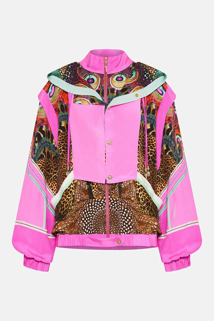 Camilla EBoutique (US) PANEL DETAIL HOODED JACKET XANADU RISING