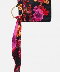 Camilla EBoutique (US) RING SCARF CLUTCH MIDNIGHT POPPY