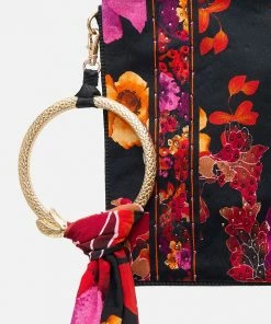 Camilla EBoutique (US) RING SCARF CLUTCH MIDNIGHT POPPY
