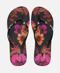 Camilla EBoutique (US) THONGS MIDNIGHT POPPY Resort