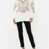 Camilla EBoutique (US) EMBELLISHED V NECK KNIT ARMADA Up To 50% Off
