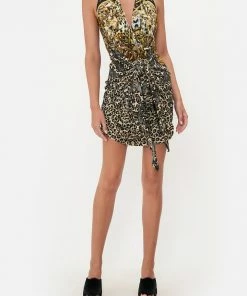 Camilla EBoutique (US) Sale Clothing TIE FRONT SHORT DRESS ARMADA