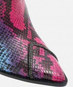 Camilla EBoutique (US) CALF LENGTH HEELED BOOT MULTI