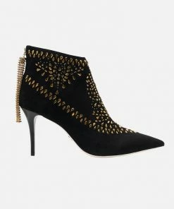 Camilla EBoutique (US) STILETTO ANKLE BOOT SOLID BLACK