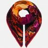 Camilla EBoutique (US) LARGE SQUARE SCARF MIDNIGHT POPPY