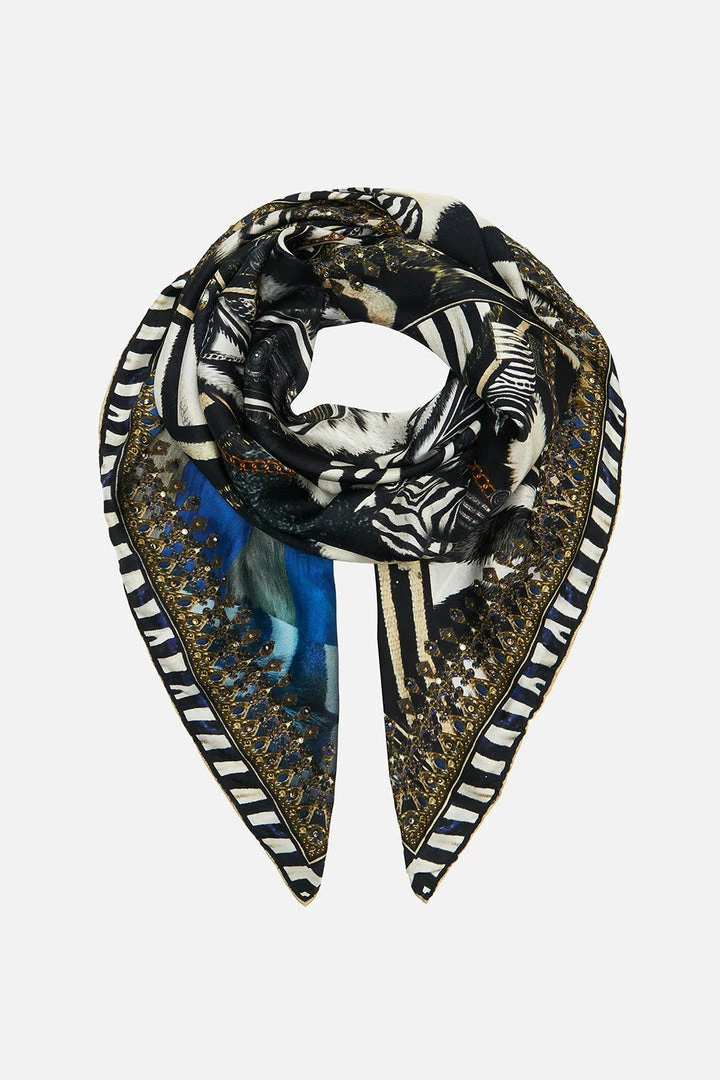 Camilla EBoutique (US) LARGE SQUARE SCARF KNIGHT OF THE WILD Sale Accessories