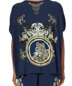 Camilla EBoutique (US) LOOSE FIT ROUND NECK TEE A LITTLE PAST TWILIGHT Sale Activewear & Loungewear