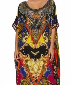 Camilla EBoutique (US) ROUND NECK KAFTAN WONDER WOMAN Up To 30% Off