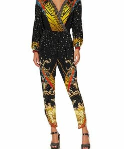 Camilla EBoutique (US) JERSEY TWIST FRONT JUMPSUIT WONDER WOMAN Up To 30% Off