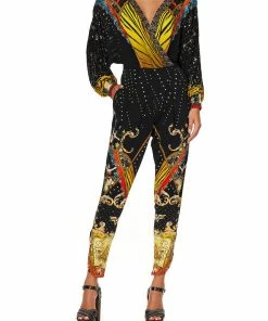 Camilla EBoutique (US) JERSEY TWIST FRONT JUMPSUIT WONDER WOMAN Up To 30% Off