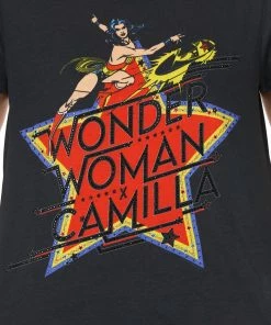 Camilla EBoutique (US) Up To 30% Off CURVED HEM FITTED TEE WONDER WOMAN