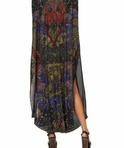 Camilla EBoutique (US) SHEER ROUND NECK KAFTAN WONDER WOMAN Up To 50% Off