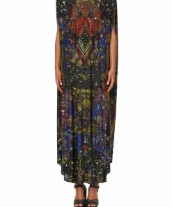 Camilla EBoutique (US) SHEER ROUND NECK KAFTAN WONDER WOMAN Up To 50% Off