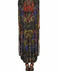 Camilla EBoutique (US) SHEER ROUND NECK KAFTAN WONDER WOMAN Up To 50% Off