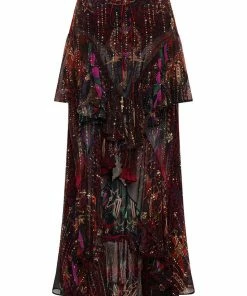 Camilla EBoutique (US) MAXI SKIRT WITH DOUBLE FRILL ROCKET WOMAN Sale Clothing