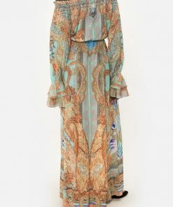 Camilla EBoutique (US) Clothing DROP SHOULDER SPLIT DRESS MAKE LOVE NOT WAR