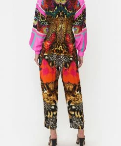 Camilla EBoutique (US) PANELLED DRAWSTRING ZIP JUMPSUIT XANADU RISING Sale Clothing