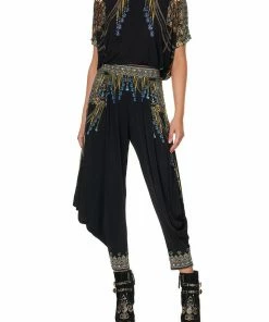 Camilla EBoutique (US) Sale Clothing JERSEY DRAPE PANT WITH POCKET DRIPPING IN DECO