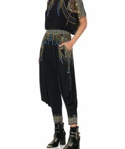 Camilla EBoutique (US) Sale Clothing JERSEY DRAPE PANT WITH POCKET DRIPPING IN DECO