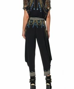 Camilla EBoutique (US) Sale Clothing JERSEY DRAPE PANT WITH POCKET DRIPPING IN DECO