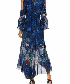 Camilla EBoutique (US) Up To 30% Off RUFFLE SLEEVE WRAP DRESS CAMDEN MOON