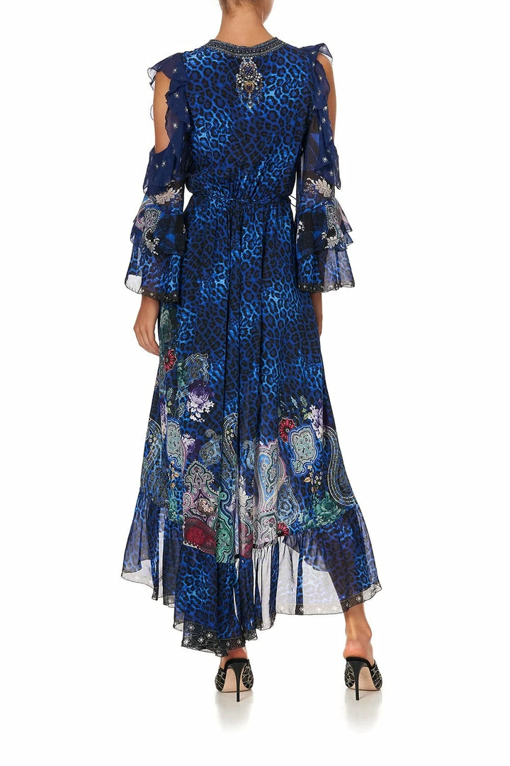 Camilla EBoutique (US) Up To 30% Off RUFFLE SLEEVE WRAP DRESS CAMDEN MOON