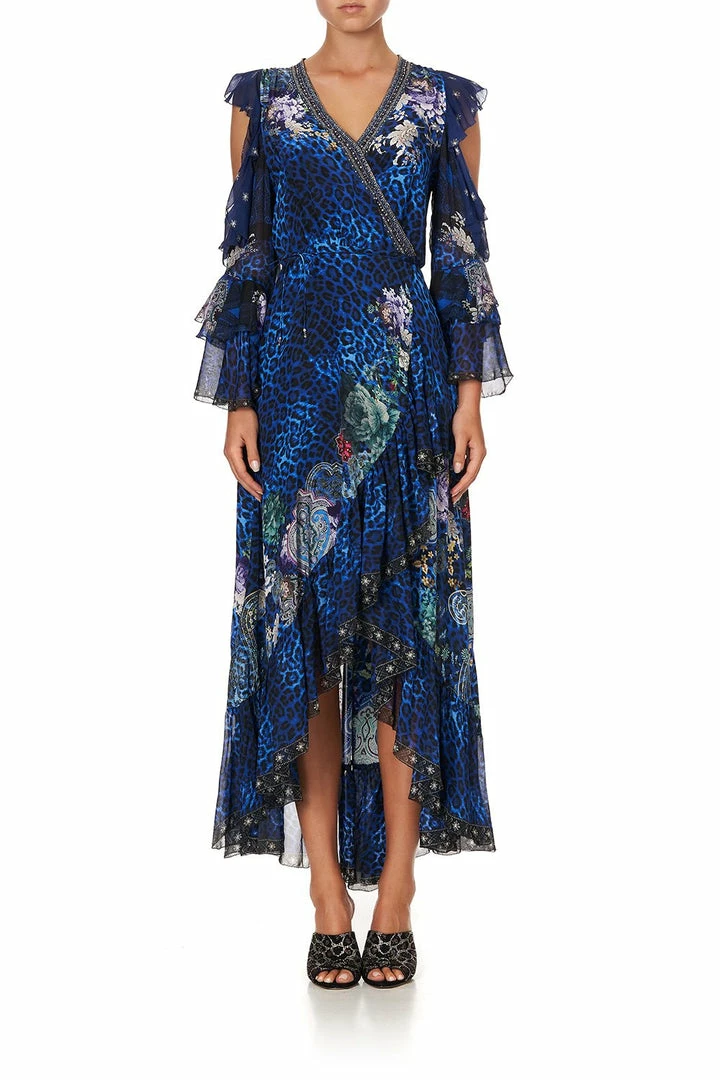Camilla EBoutique (US) Up To 30% Off RUFFLE SLEEVE WRAP DRESS CAMDEN MOON
