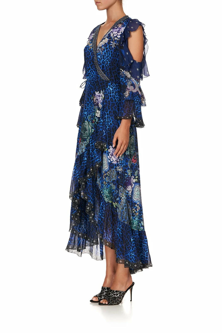 Camilla EBoutique (US) Up To 30% Off RUFFLE SLEEVE WRAP DRESS CAMDEN MOON