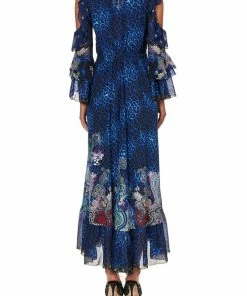Camilla EBoutique (US) Up To 30% Off RUFFLE SLEEVE WRAP DRESS CAMDEN MOON