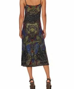 Camilla EBoutique (US) EMBELLISHED LONG BIAS SLIP WONDER WOMAN