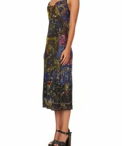 Camilla EBoutique (US) EMBELLISHED LONG BIAS SLIP WONDER WOMAN