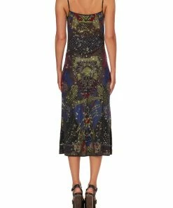 Camilla EBoutique (US) EMBELLISHED LONG BIAS SLIP WONDER WOMAN