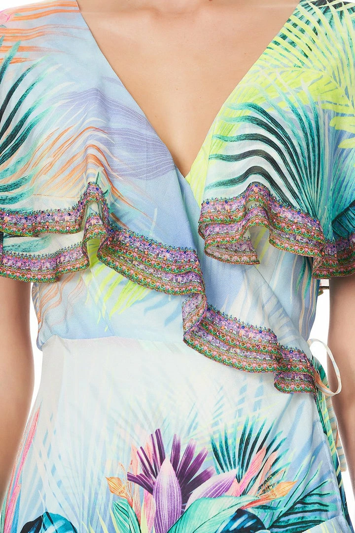 Camilla EBoutique (US) FRILL SLEEVE LONG DRESS WHATS YOUR VICE