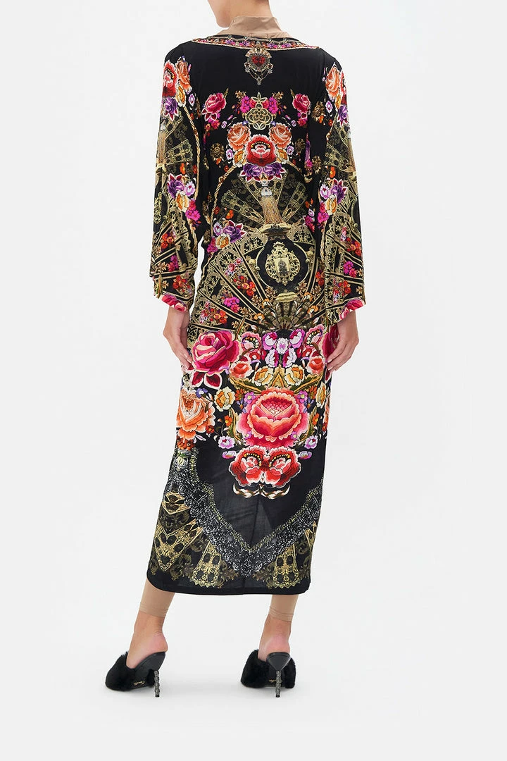 Camilla EBoutique (US) Clothing LONG SPLIT FRONT TWIST DRESS DANCE WITH DUENDE